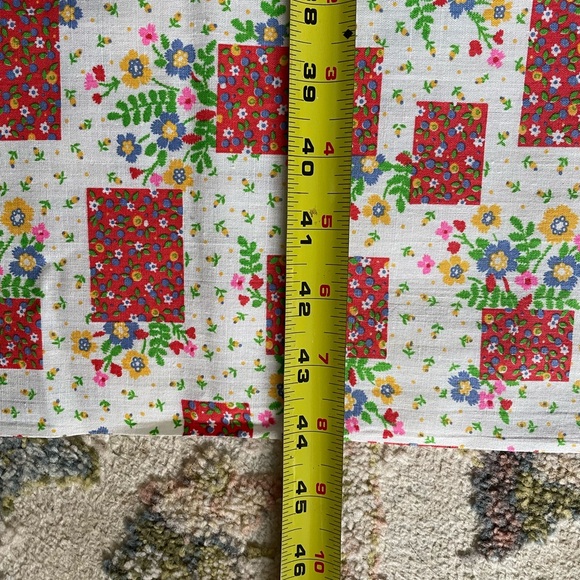 Vintage 70s/80s calico cotton fabric! - Picture 2 of 4